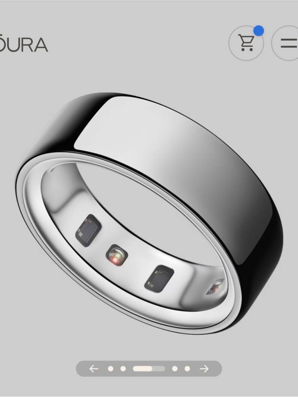 Ours Gen 4 Silver Ring